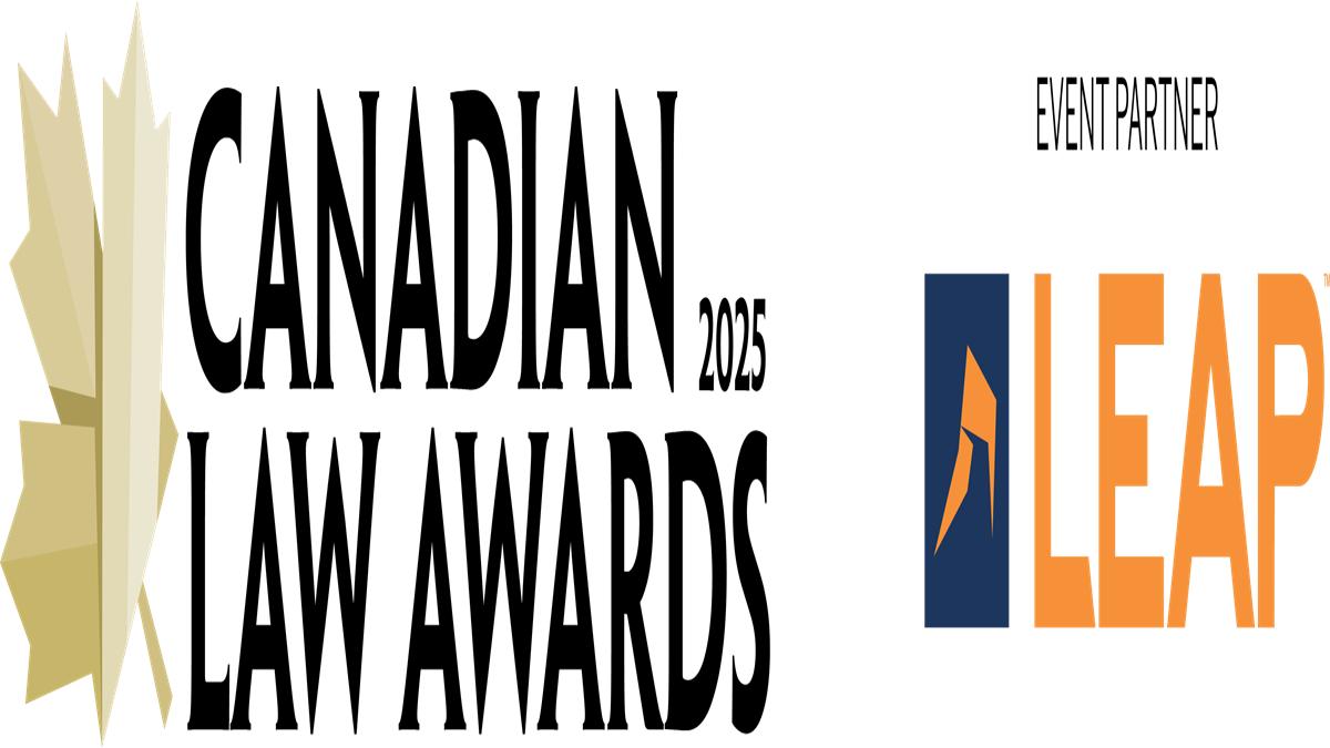 Procido is excited to be recognized by the Canadian Law Awards and LEAP as an Excellence Awardee for: