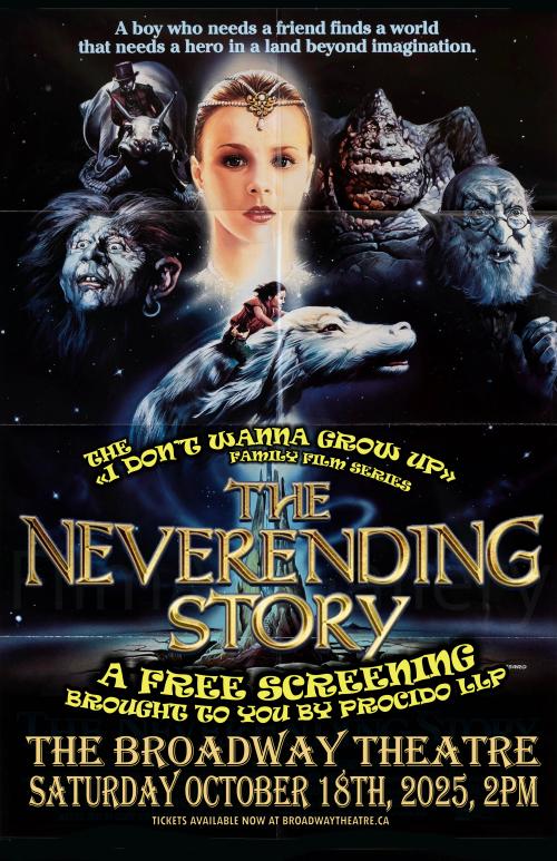 Procido LLP Presents: The Broadway Theatre – The Neverending Story (A Free screening brought to you by PROCIDO LLP!)
